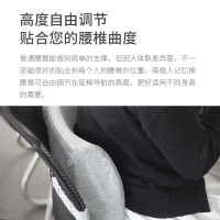 南极人 汽车靠垫腰垫腰靠垫护腰靠枕腰枕车用靠背垫腰部支撑座椅记忆棉腰靠靠垫办公室沙发汽车座椅护腰腰靠