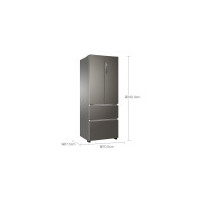 海尔冰箱BCD-440WDPG 多开门冰箱 干湿分储 大冷冻力 双抽屉设计