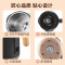美的(Midea)小型迷你豆浆机 高转速破壁豆浆机双层防烫智能控温豆浆机破壁免滤多功能料理搅拌机 DJ10B-P701