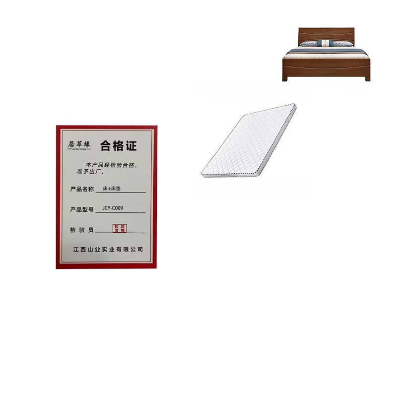 居萃缘 床+床垫 JCY-C009 套高清大图
