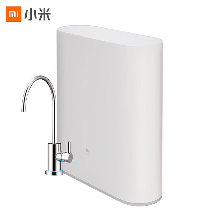 小米(MI)厨下式净水器500G加仑家用直饮RO反渗透厨房自来水台式净水机 MR532