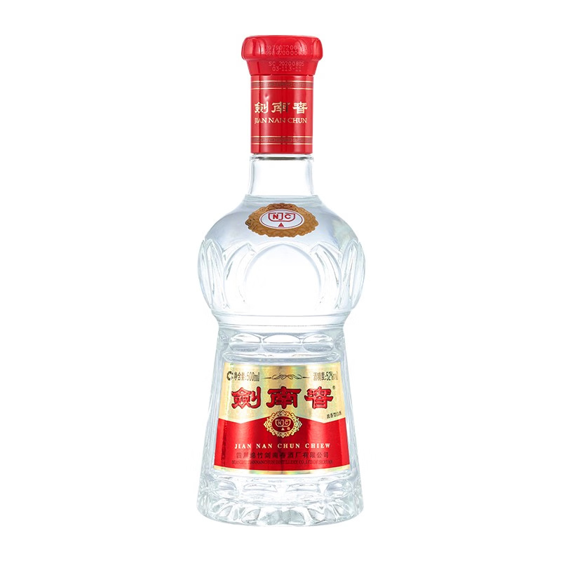 剑南春 水晶剑 52度 500ml 单瓶装 浓香型白酒