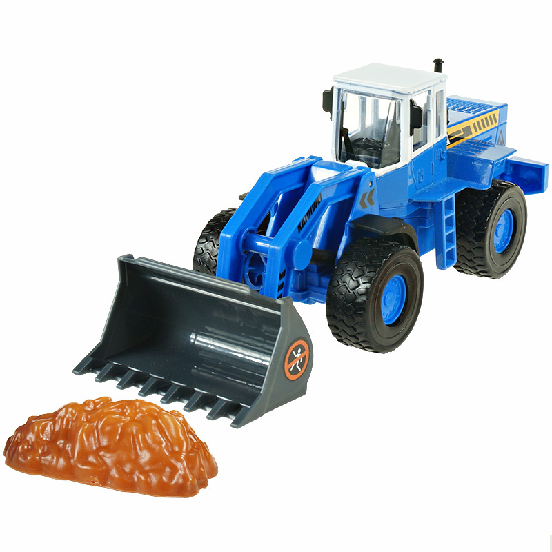 凯迪威大型铲车推土机模型合金工程车仿真车模装载机儿童玩具车摆件