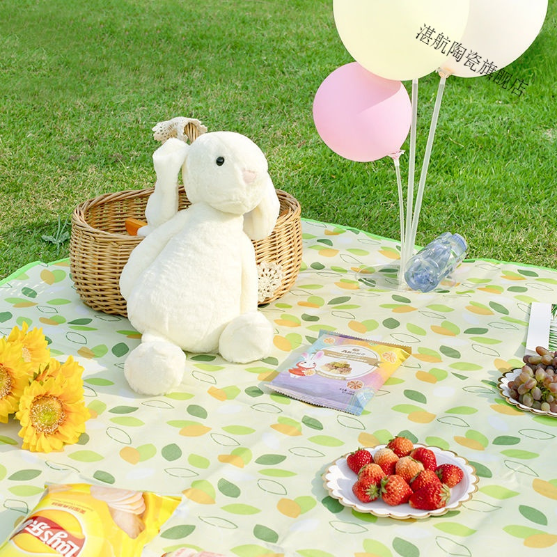 野餐垫野外郊游户外便携防水加厚野炊地垫草坪布春游用品防潮垫子