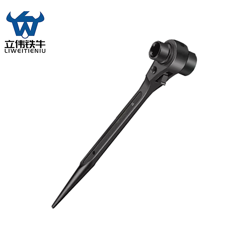 立伟铁牛尖尾棘轮扳手17×19mm/把高清大图