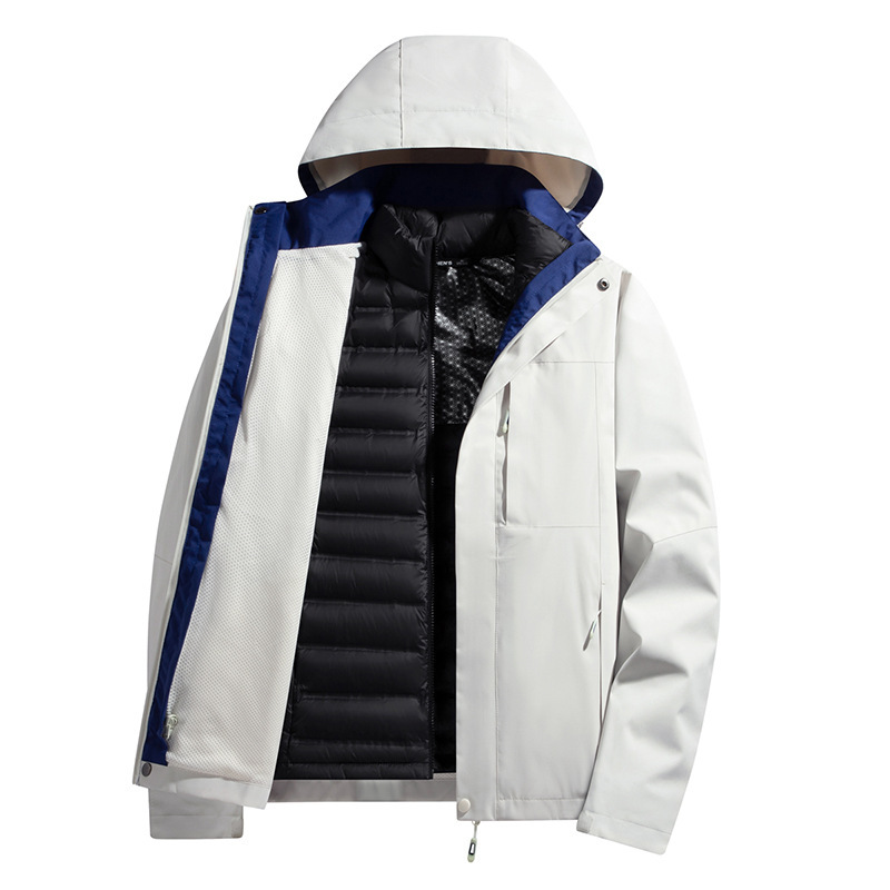 浩博时代 三合一可拆卸羽绒防寒服 M-5XL 件