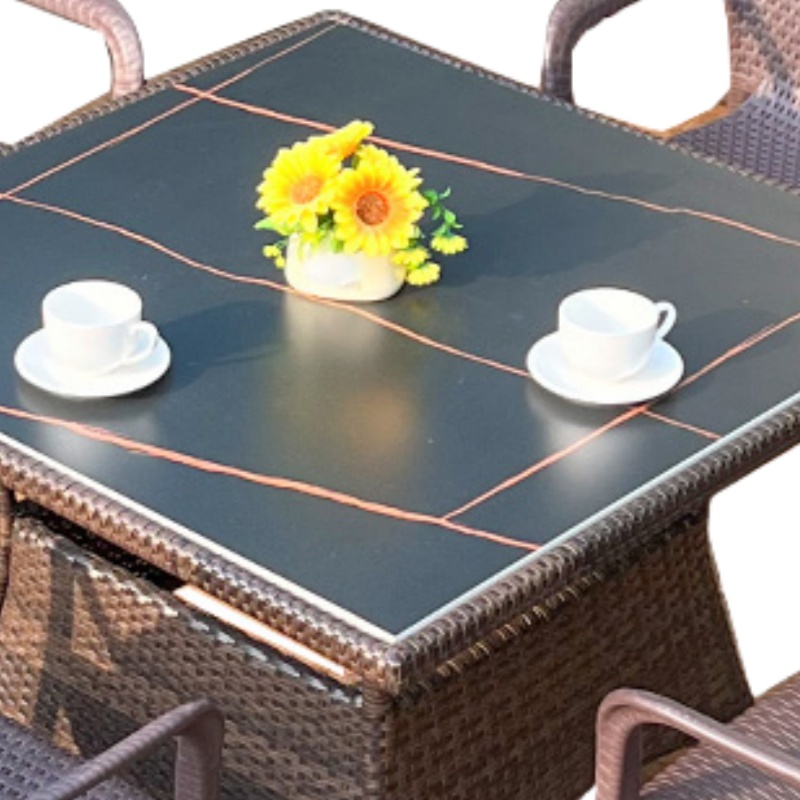 烁恒 户外桌4椅+方桌 套高清大图