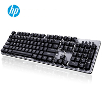 惠普(HP)GK100机械键盘白光青轴+M200鼠标套装