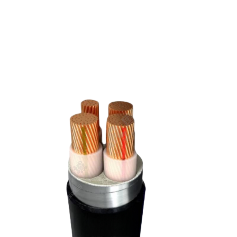 优普光铜芯低烟无卤电缆0.6/1KV WDZB-YJY3*25+1*16高清大图