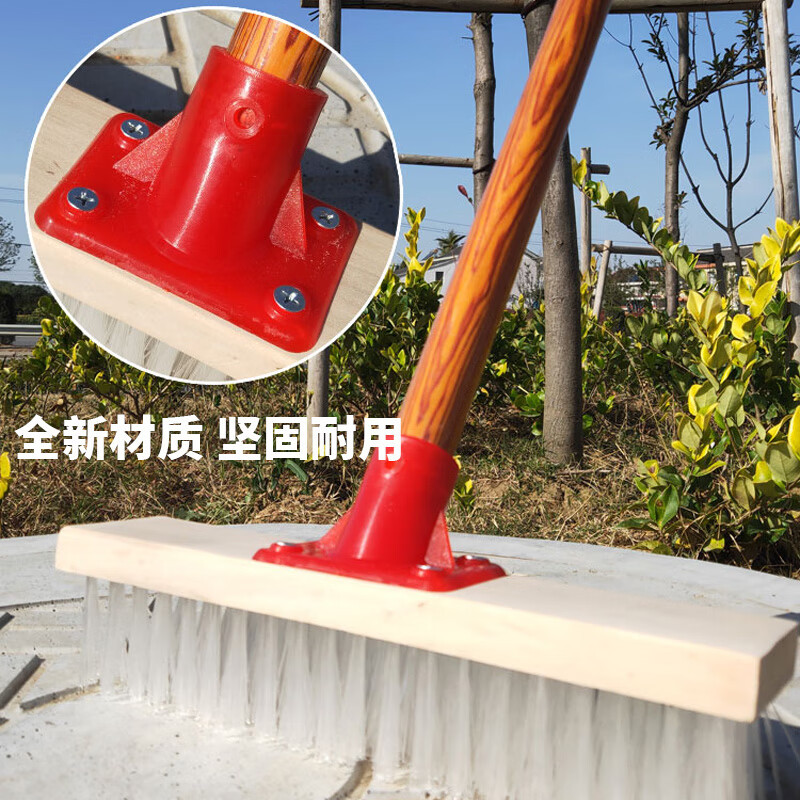 工霸长柄地刷 除油污户外地板刷甲板刷水池清洁刷 1.2米 宽60cm 1把高清大图