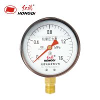 红旗(HONGQI) YtN-100 碳钢＋铜 径向不带边 M20×1.5 0~1.6MPa 台 真空压力表