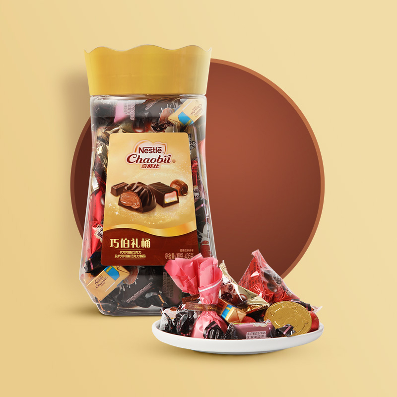 奇欧比混合味皇冠巧伯礼桶435g