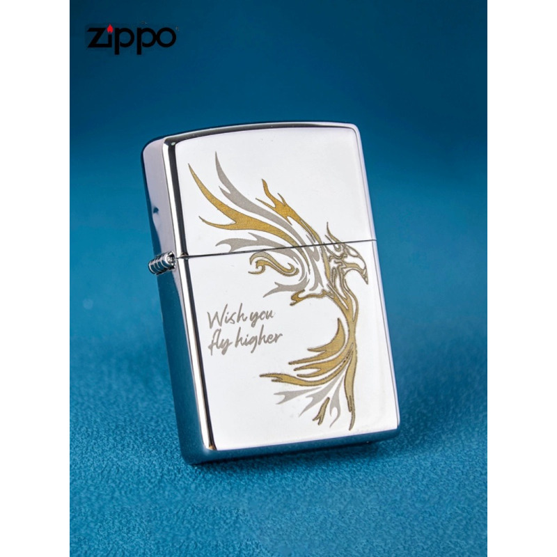 正品ZIPPO打火机飞鸿纯铜煤油芝宝正版之宝zipoo送礼男士官方