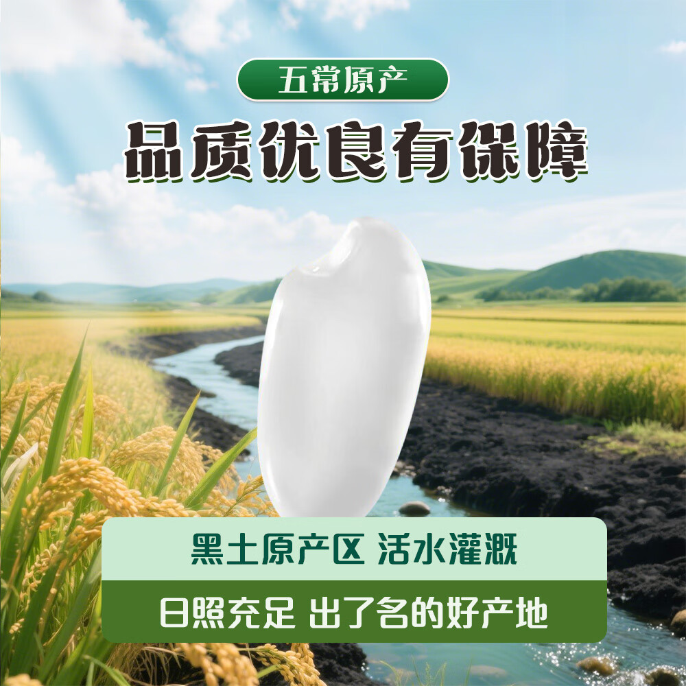 五常 稻花香 大米礼品装5kg/袋高清大图