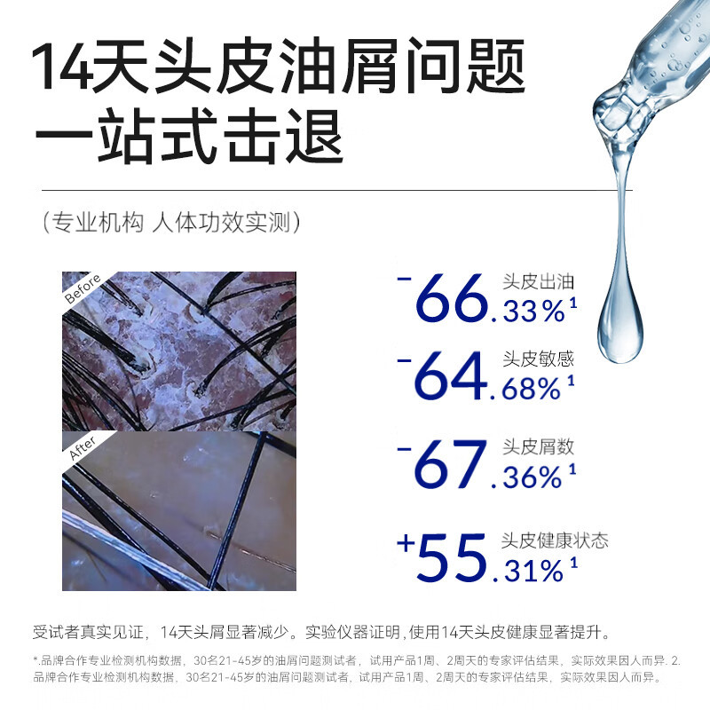 满婷洗发水氨基酸控油去屑止痒蓬松顺滑男女士洗发露膏持久留香正品