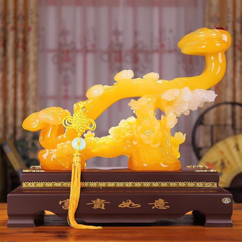礼品之家工艺品乔迁礼品家居装饰摆设品富贵如意结婚礼物精品摆件送女