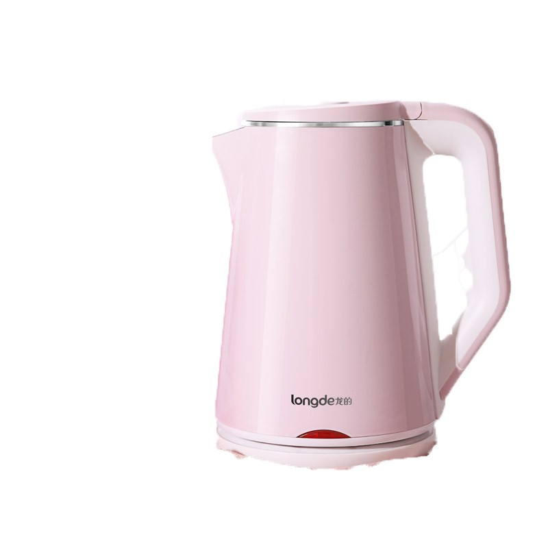 龙的longde电水壶热水壶电热水壶304不锈钢18l大容量双层防烫ldsh1891
