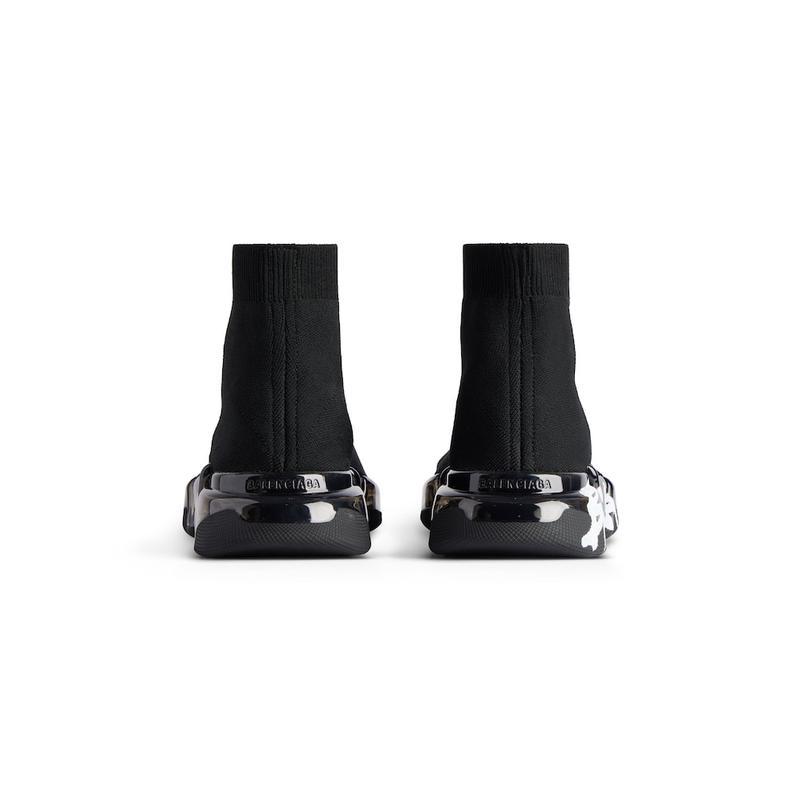 巴黎世家(Balenciaga)女款跑步鞋圆头设计聚酯弹性纤维鞋面TPU鞋