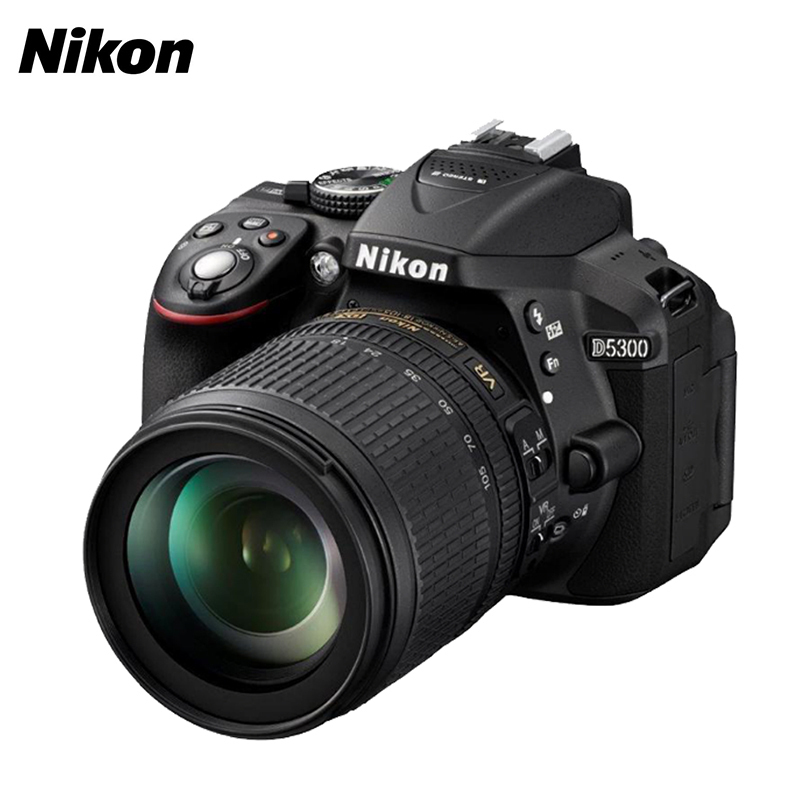 尼康(Nikon) 型号D5300 (18-105mm) 数码入门级单反相机单镜头套装 约2416万有效像素 VR防抖