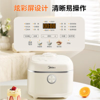 美的(Midea)电饭煲MB-4E01R家用4升3-5人抗菌不粘内胆电饭锅热饭炖煮煲汤蛋糕快速饭多功能煮米饭锅