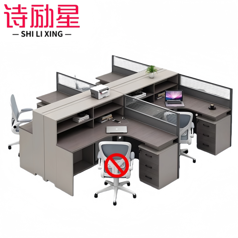 诗励星职员桌高清大图
