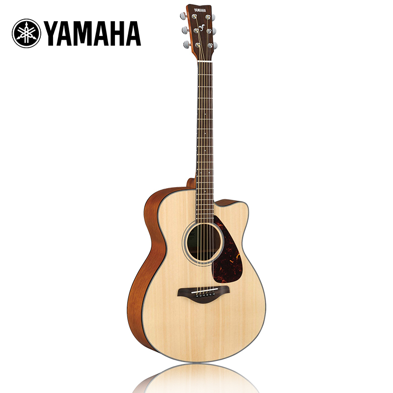 雅马哈自营(YAMAHA)FS800MC民谣吉他雅马哈吉他初学入门吉他男女木吉它jita乐器 木吉他民谣吉他缺角40英寸高清大图