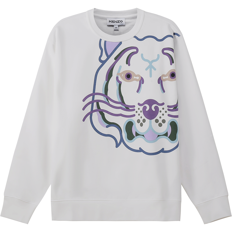 高田贤三 kenzo 女士棉质加绒款圆领卫衣运动衫fc5 2sw849 4mo