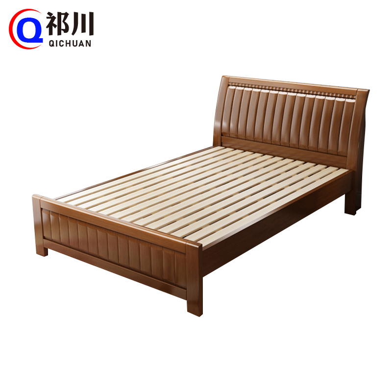 祁川 实木床 1.2m/张
