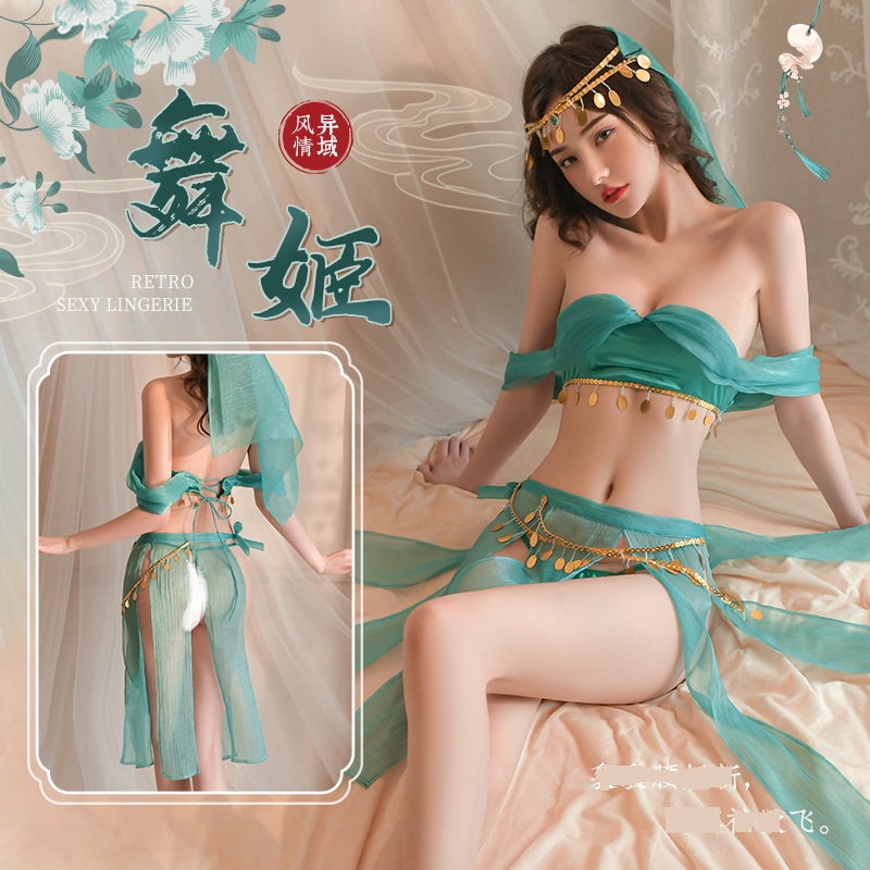 霏慕COS西域风情舞姬套装分片绑裙女士情趣内衣免脱性感女式情趣睡衣6703