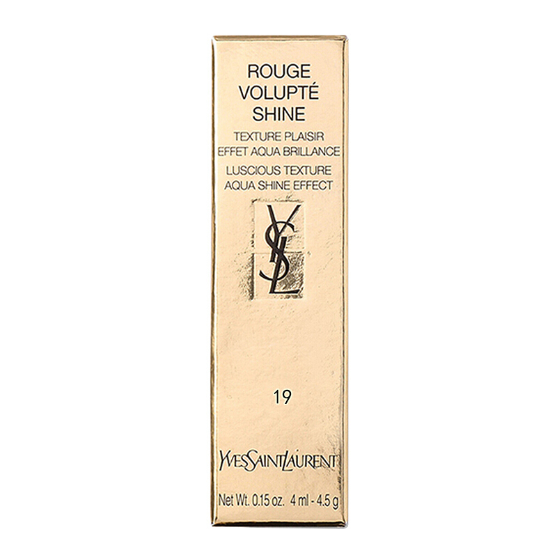 圣罗兰(YSL)莹亮纯魅唇膏19# (圆管19#)4.5g