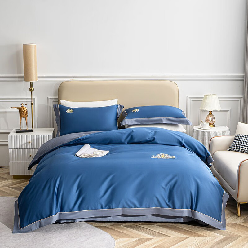 多喜爱(Dohia)全棉简约 四件套伯爵先生203*229cm 适用1.5/1.8米宽床