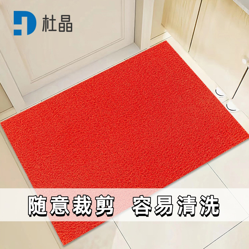 杜晶 DJ-DD-801 塑料丝圈脚垫 pvc塑料入户门口电梯酒店迎宾防滑丝圈地板革