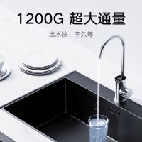 小米(MI)米家净水器1200G家用直饮一体机厨房自来水ro反渗透厨下式净水机3:1废水比大流量MR1282