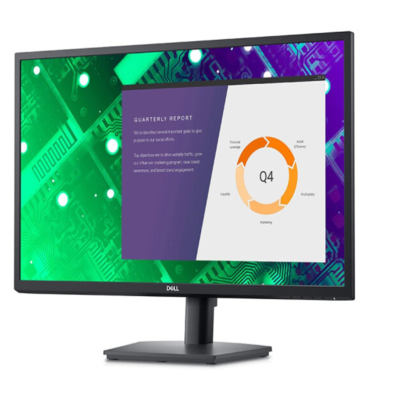 戴尔（DELL） E2722HS 27 英寸 FHD 显示器高度可调节、内置扬声器、配备 HDMI