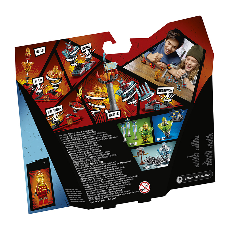 lego乐高ninjago幻影忍者系列幻影旋转术攻袭之凯vs武士70684