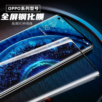 适用oppo Ace2/K5/Find x2 pro/Reno3pro/A8/K7x/Reno5全屏钢化膜2片装
