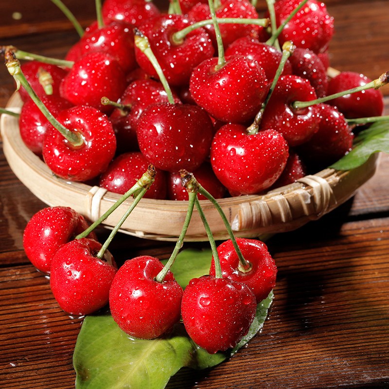 [顺丰快递]山东临沂特产大樱桃 特产车厘子 j级5斤装 大果 果径26mm