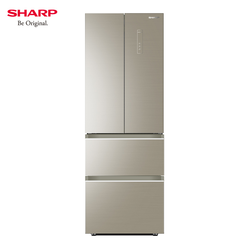 夏普sharp600l原装进口冰箱十字对开门风冷无霜自动制冰pci净离子无氟