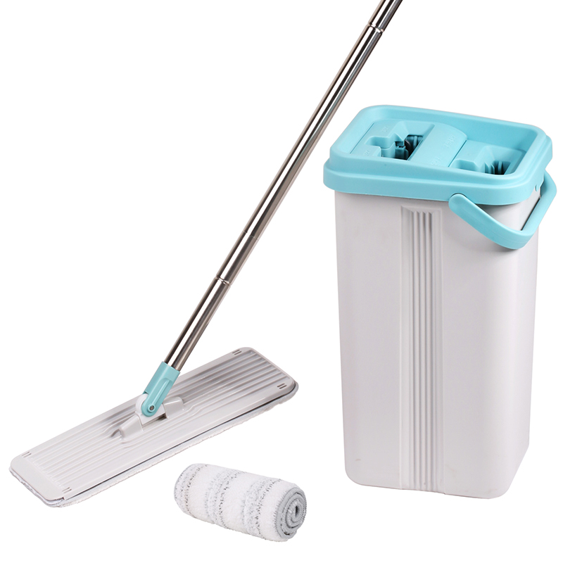 美丽雅刮刮乐拖把不锈钢材质超细纤维拖把头国产高效清洁刮洗一体设计高清大图