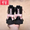 可莉允女童鞋马丁靴2022秋冬季新款男童皮靴炸街单靴英伦风短靴儿童靴子