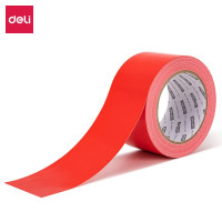 得力不干胶带红色单面60mm*20m