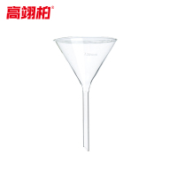 高翊柏 33010299 三角漏斗 120mm 加厚标准高硼硅漏斗 实验过滤漏斗 短管三角漏斗