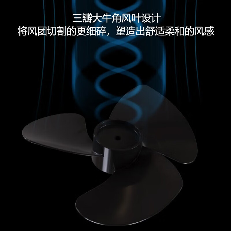 美的(Midea)电风扇 台地两用家用轻音三叶大风摇头节能台式电扇宿舍落地扇SAG25CA高清大图