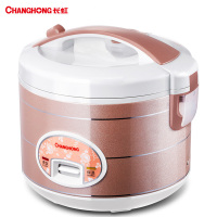 长虹(CHANGHONG)电饭煲 家用机械式电饭锅 不粘锅内胆 带蒸笼 4L CFB-X40Y18