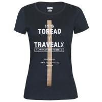 探路者（TOREAD）速干T恤 户外春夏运动休闲女式时尚透气快干短袖T恤TAJG82938