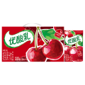 【12月生产】1*24*250ml优酸乳轻乳果汁饮品车厘子味（乐享装）
