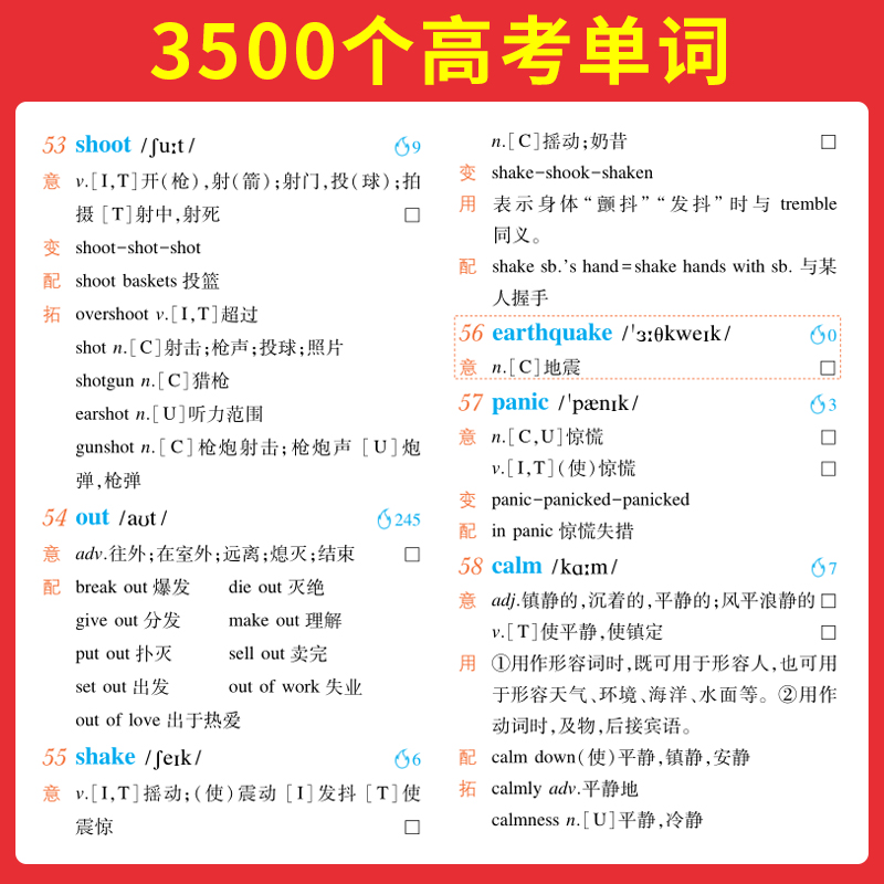 高考英语真题[学语法] 高中通用 [正版]2025高考英语真题背单词学语法高中英语语法高中英语单词高考3500词汇必背高高清大图
