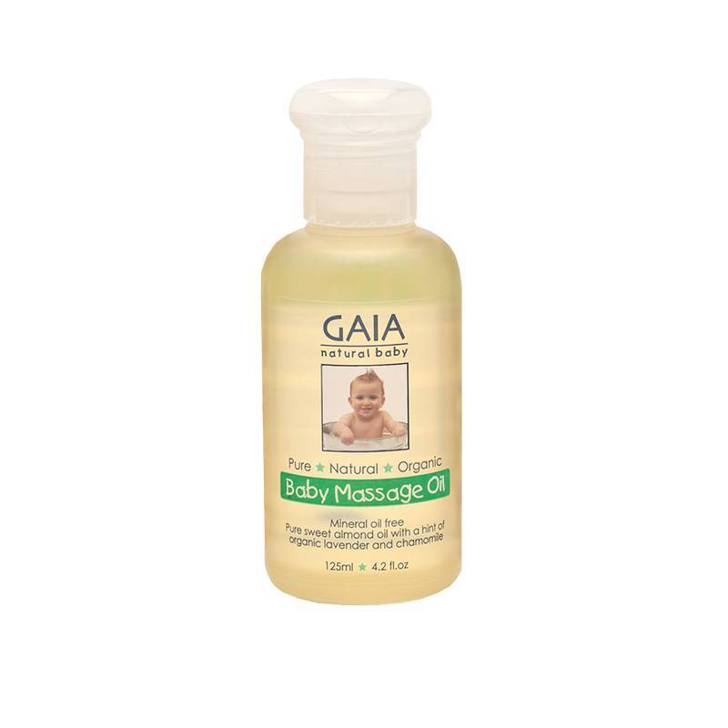 GAIA 天然婴儿按摩油[2瓶×125ml] 海外购 澳洲原装直邮