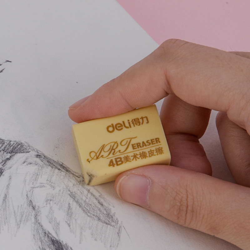 得力(deli)橡皮擦 7534 32x22x12mm 混色 商品编号100001829 10块/组(单位:组)货期5天高清大图