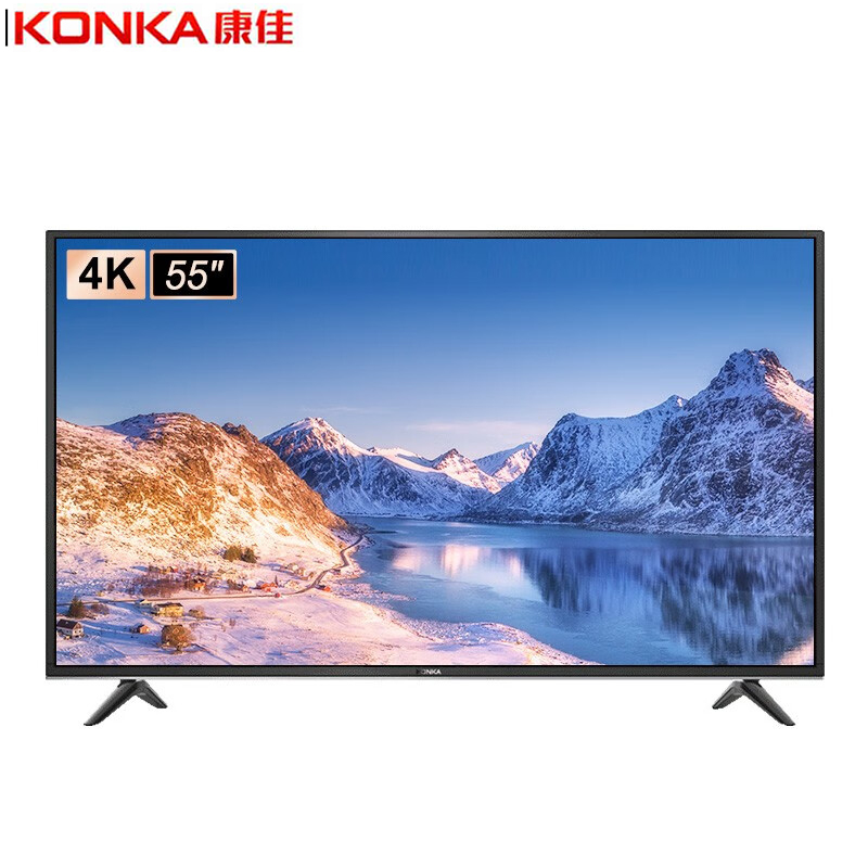 康佳 电视 led55g30ue 4k 55英寸 台